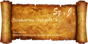 Szekeres Jermák névjegykártya
